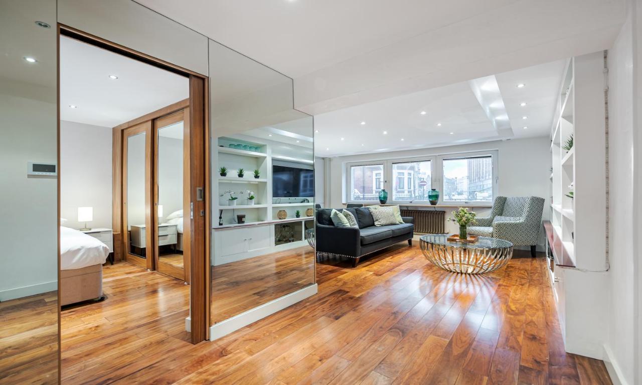 Elegant Ground Floor Apartment With Ac In Knightsbridge Steps Away From Harrods Londra Esterno foto