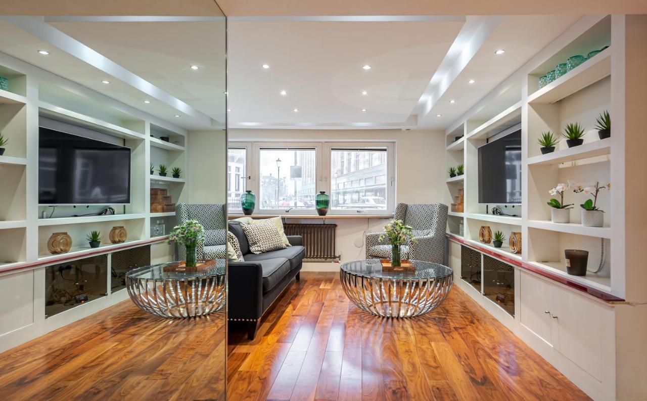 Elegant Ground Floor Apartment With Ac In Knightsbridge Steps Away From Harrods Londra Esterno foto